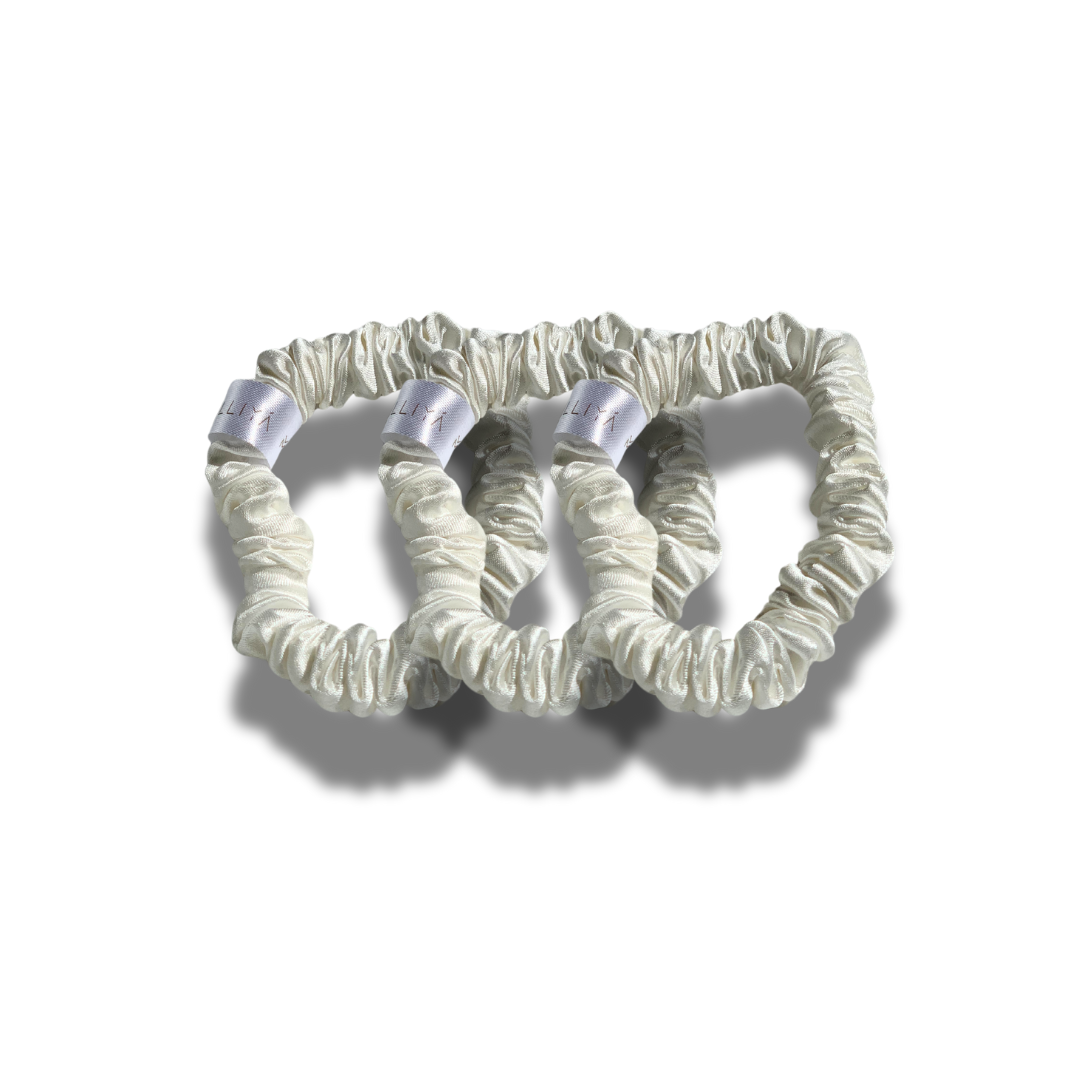 hair ties for women | silk scrunchies | sustainable hair ties for women