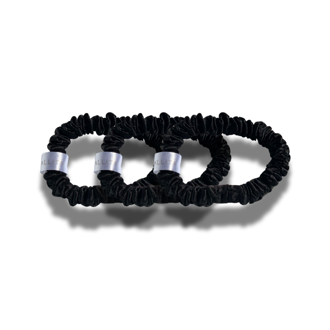hair ties for women | silk scrunchies | sustainable hair ties for women
