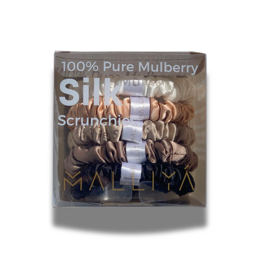 hair ties for women | silk hair ties | silk scrunchies | sustainable hair accessories | sustainable hair ties 